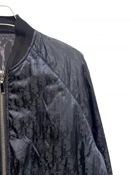 Dior（ディオール）Dior (ディオール) オブリーク リバーシブル ボンバージャケット ネイビー×ブラック サイズ:44の古着・服飾アイテム