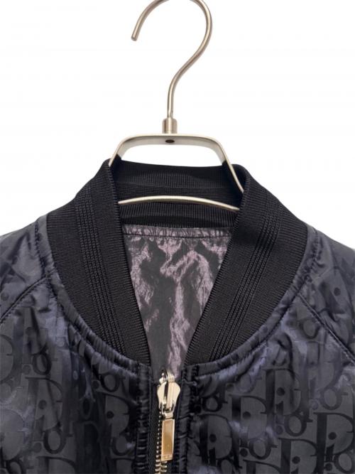 Dior（ディオール）Dior (ディオール) オブリーク リバーシブル ボンバージャケット ネイビー×ブラック サイズ:44の古着・服飾アイテム