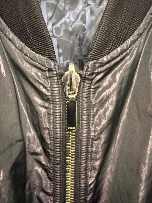 Dior（ディオール）Dior (ディオール) オブリーク リバーシブル ボンバージャケット ネイビー×ブラック サイズ:44の古着・服飾アイテム