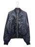 Dior（ディオール）の古着「オブリーク リバーシブル ボンバージャケット」｜ネイビー×ブラック