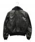 Dior (ディオール) レザーフライトジャケット ブラック サイズ:50：250000円