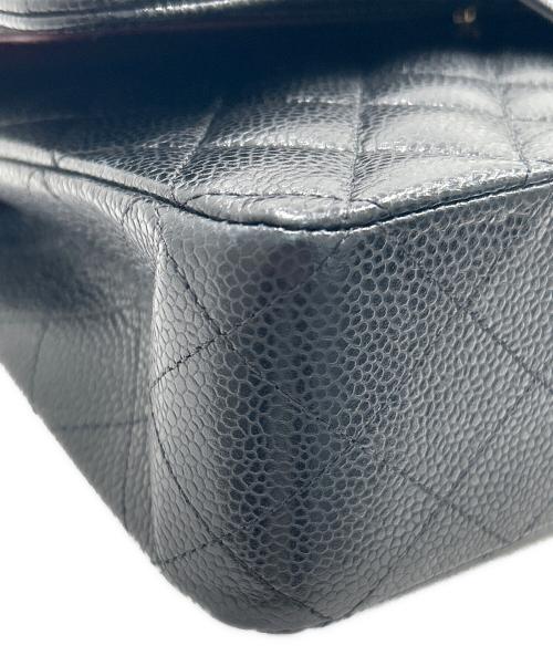 CHANEL（シャネル）CHANEL (シャネル) Matelassé 25 Double Flap Chain Shoulder Bag マトラッセ25 Wフラップチェーンショルダーバッグ ブラック サイズ:25の古着・服飾アイテム