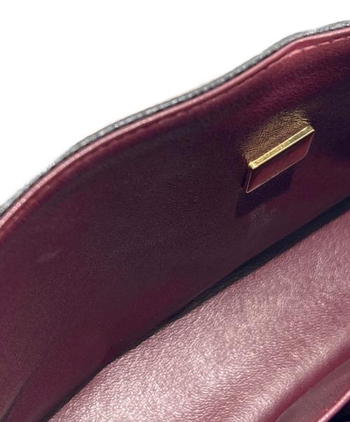 CHANEL（シャネル）CHANEL (シャネル) Matelassé 25 Double Flap Chain Shoulder Bag マトラッセ25 Wフラップチェーンショルダーバッグ ブラック サイズ:25の古着・服飾アイテム