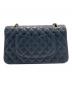 CHANEL (シャネル) Matelassé 25 Double Flap Chain Shoulder Bag マトラッセ25 Wフラップチェーンショルダーバッグ ブラック サイズ:25：1350000円