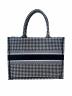 Christian Dior (クリスチャン ディオール) トートバッグ ブラック×ホワイト サイズ:ミディアム/medium：250000円