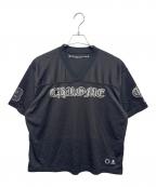 CHROME HEARTSクロムハーツ）の古着「Mesh Stadium Football Jersey」｜ブラック