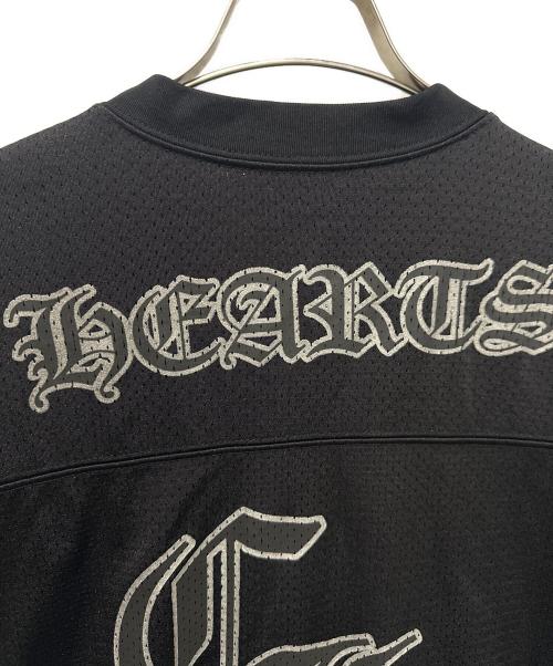 CHROME HEARTS（クロムハーツ）CHROME HEARTS (クロムハーツ)  Mesh Stadium Football Jersey ブラック サイズ:Mの古着・服飾アイテム