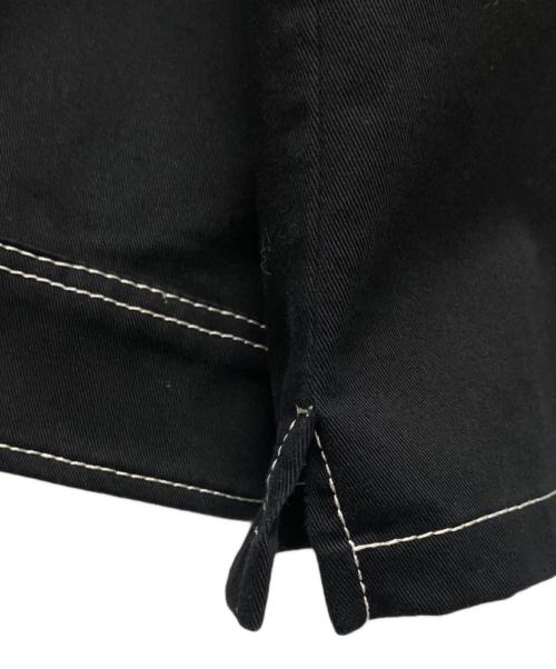 PRADA（プラダ）PRADA (プラダ) トライアングルロゴシャツジャケット ブラック サイズ:XLの古着・服飾アイテム