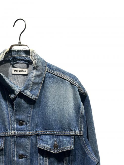 BALENCIAGA（バレンシアガ）BALENCIAGA (バレンシアガ) ロゴデニムジャケット/557388 TBP46 サイズ:36の古着・服飾アイテム