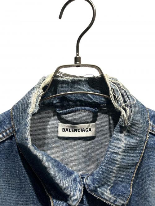 BALENCIAGA（バレンシアガ）BALENCIAGA (バレンシアガ) ロゴデニムジャケット/557388 TBP46 サイズ:36の古着・服飾アイテム