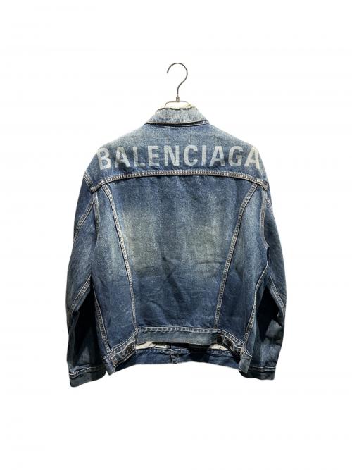 BALENCIAGA（バレンシアガ）BALENCIAGA (バレンシアガ) ロゴデニムジャケット/557388 TBP46 サイズ:36の古着・服飾アイテム