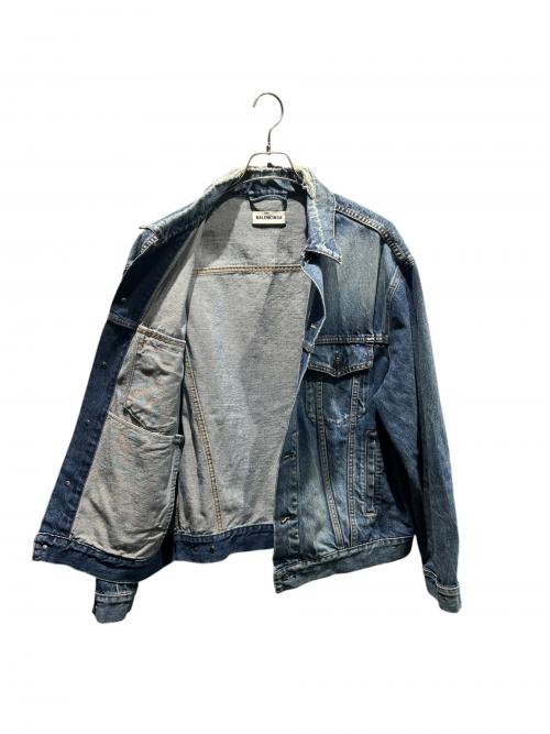 BALENCIAGA（バレンシアガ）BALENCIAGA (バレンシアガ) ロゴデニムジャケット/557388 TBP46 サイズ:36の古着・服飾アイテム