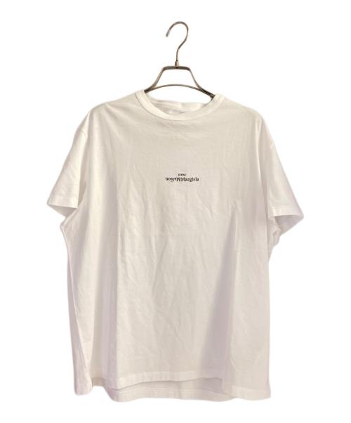 Maison Margiela（メゾンマルジェラ）Maison Margiela (メゾンマルジェラ) ミニロゴ Tシャツ ホワイト サイズ:48の古着・服飾アイテム