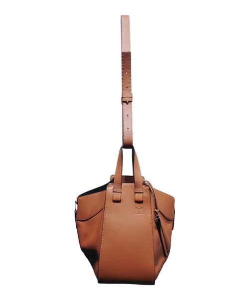 LOEWE（ロエベ）LOEWE (ロエベ) ハンモックスモール2WAYショルダーバッグ タン サイズ:スモールの古着・服飾アイテム