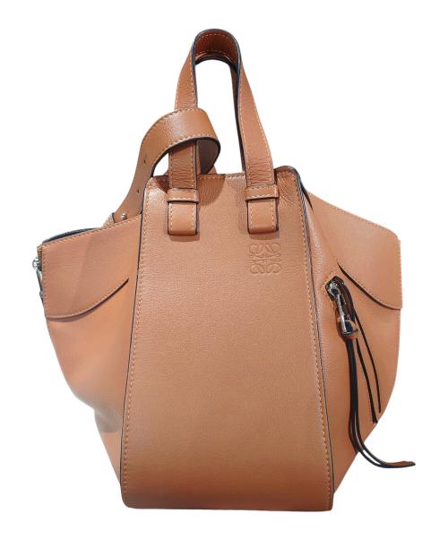 LOEWE（ロエベ）LOEWE (ロエベ) ハンモックスモール2WAYショルダーバッグ タン サイズ:スモールの古着・服飾アイテム