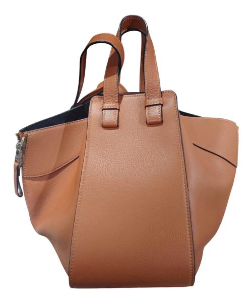 LOEWE（ロエベ）LOEWE (ロエベ) ハンモックスモール2WAYショルダーバッグ タン サイズ:スモールの古着・服飾アイテム