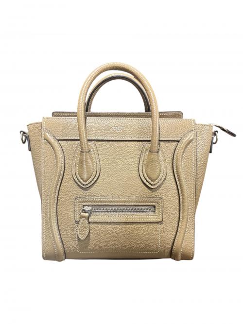 CELINE（セリーヌ）CELINE (セリーヌ) ラゲージナノショッパー ベージュ サイズ:ナノの古着・服飾アイテム