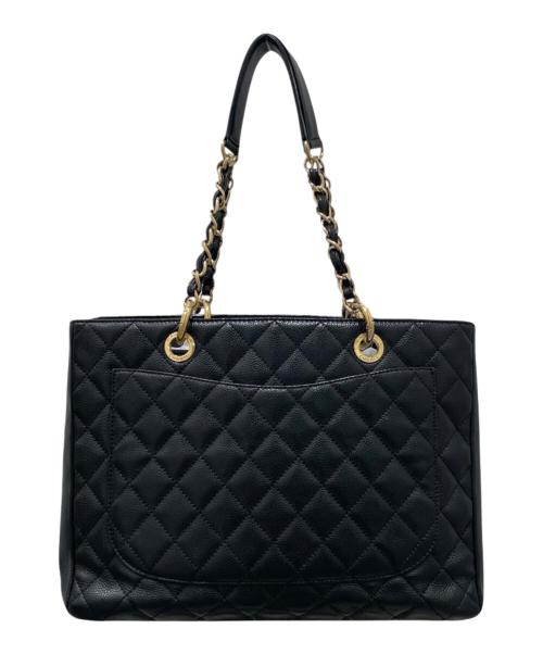 CHANEL（シャネル）CHANEL (シャネル) GSTトートバッグ ブラックの古着・服飾アイテム
