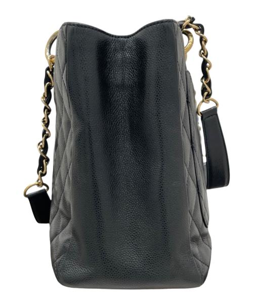 CHANEL（シャネル）CHANEL (シャネル) GSTトートバッグ ブラックの古着・服飾アイテム
