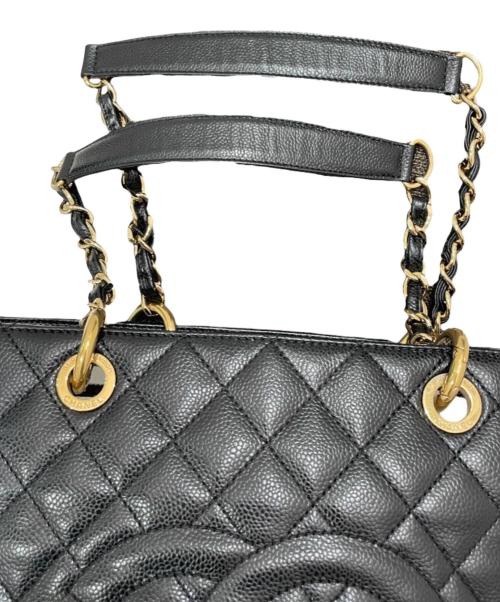 CHANEL（シャネル）CHANEL (シャネル) GSTトートバッグ ブラックの古着・服飾アイテム