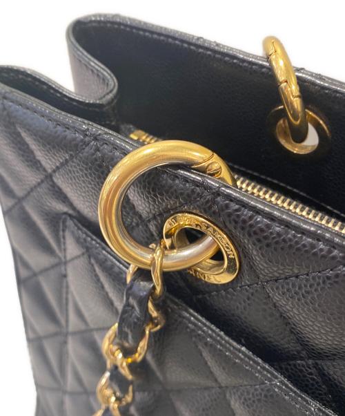 CHANEL（シャネル）CHANEL (シャネル) GSTトートバッグ ブラックの古着・服飾アイテム