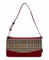 BURBERRY（バーバリー）の古着「シャドウホース ショルダーバッグ」｜レッド×ベージュ