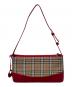 BURBERRY (バーバリー) シャドウホース ショルダーバッグ レッド×ベージュ：50000円