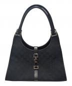 GUCCIグッチ）の古着「GUCCI/ジャッキーGGキャンパスワンショルダーバッグ/002 1067」｜ブラック