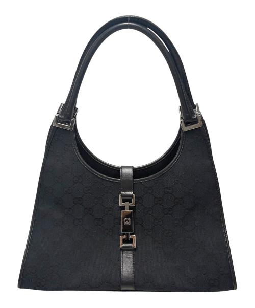 GUCCI（グッチ）GUCCI (グッチ) GUCCI/ジャッキーGGキャンパスワンショルダーバッグ/002 1067 ブラック サイズ:-の古着・服飾アイテム
