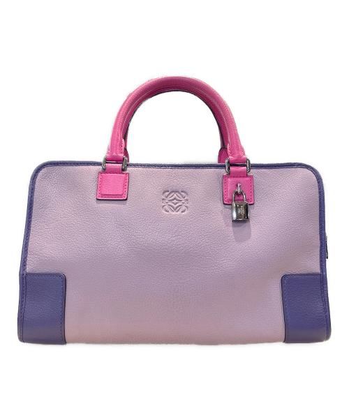 LOEWE（ロエベ）LOEWE (ロエベ) LOEWE Amazona 35 Boston Bag/アマソナ35 パープル サイズ:35の古着・服飾アイテム