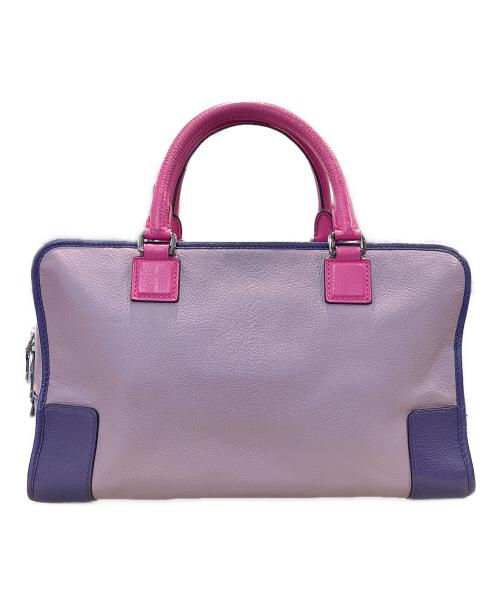 LOEWE（ロエベ）LOEWE (ロエベ) LOEWE Amazona 35 Boston Bag/アマソナ35 パープル サイズ:35の古着・服飾アイテム