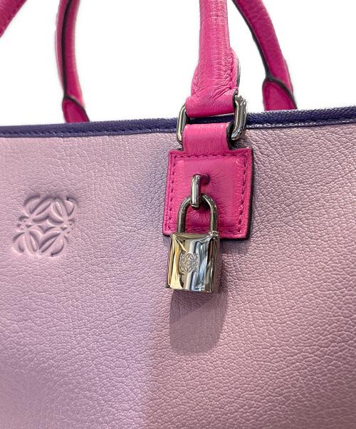 LOEWE（ロエベ）LOEWE (ロエベ) LOEWE Amazona 35 Boston Bag/アマソナ35 パープル サイズ:35の古着・服飾アイテム