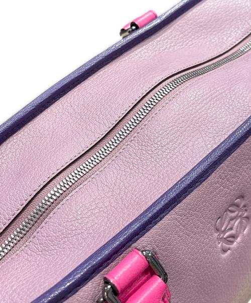 LOEWE（ロエベ）LOEWE (ロエベ) LOEWE Amazona 35 Boston Bag/アマソナ35 パープル サイズ:35の古着・服飾アイテム