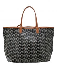 GOYARD（ゴヤール）の古着「サンルイPM トートバッグ」｜ブラック×ブラウン