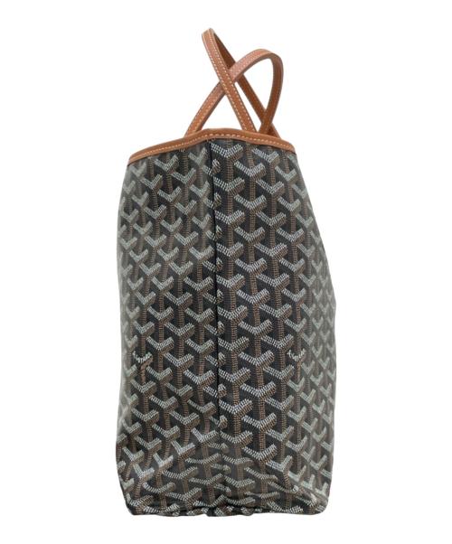 GOYARD（ゴヤール）GOYARD (ゴヤール) サンルイPM トートバッグ ブラック×ブラウン サイズ:PMの古着・服飾アイテム
