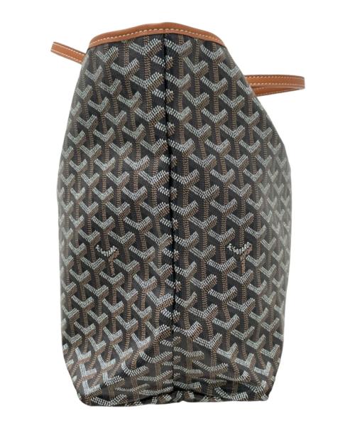 GOYARD（ゴヤール）GOYARD (ゴヤール) サンルイPM トートバッグ ブラック×ブラウン サイズ:PMの古着・服飾アイテム