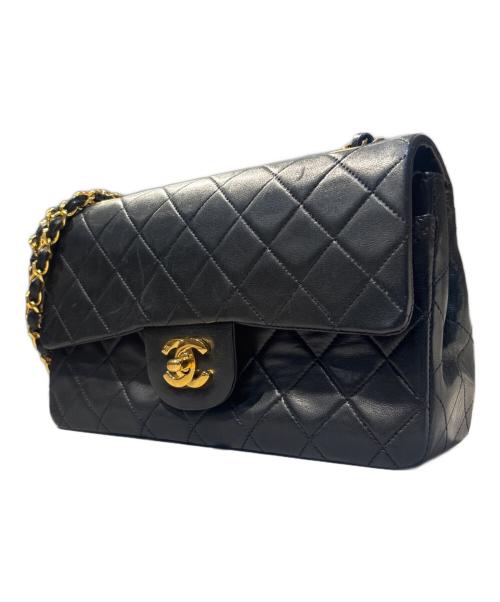 CHANEL（シャネル）CHANEL (シャネル) Classic Matelassé Bag マトラッセ23 Ｗフラップチェーンショルダーバッグ ブラック サイズ:23の古着・服飾アイテム
