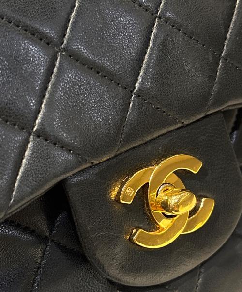 CHANEL（シャネル）CHANEL (シャネル) Classic Matelassé Bag マトラッセ23 Ｗフラップチェーンショルダーバッグ ブラック サイズ:23の古着・服飾アイテム