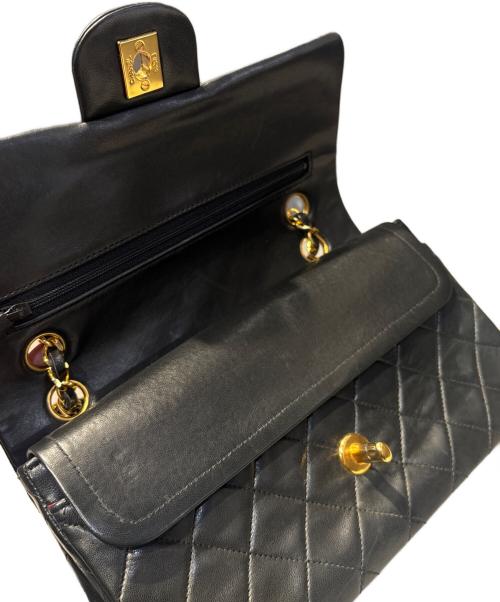 CHANEL（シャネル）CHANEL (シャネル) Classic Matelassé Bag マトラッセ23 Ｗフラップチェーンショルダーバッグ ブラック サイズ:23の古着・服飾アイテム