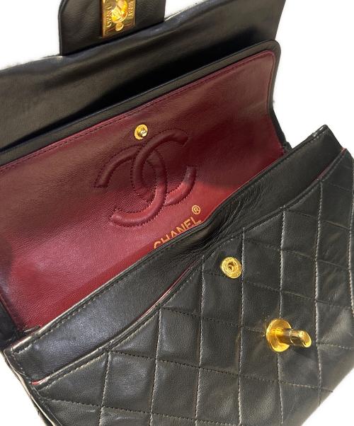 CHANEL（シャネル）CHANEL (シャネル) Classic Matelassé Bag マトラッセ23 Ｗフラップチェーンショルダーバッグ ブラック サイズ:23の古着・服飾アイテム