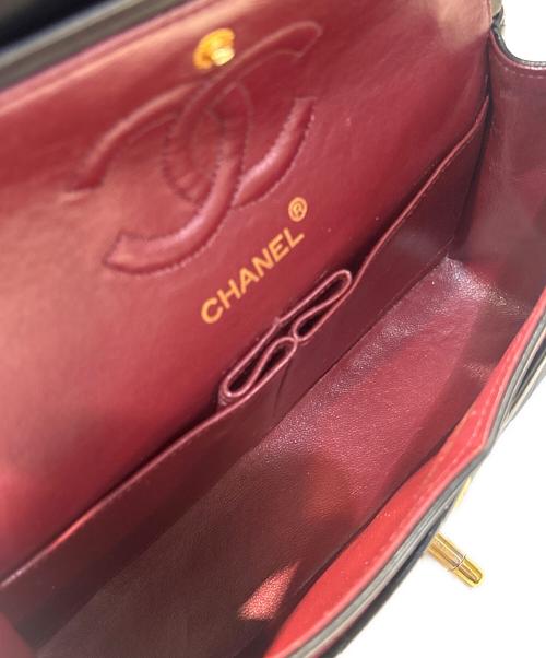 CHANEL（シャネル）CHANEL (シャネル) Classic Matelassé Bag マトラッセ23 Ｗフラップチェーンショルダーバッグ ブラック サイズ:23の古着・服飾アイテム