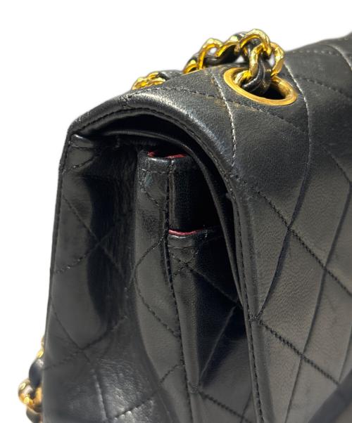 CHANEL（シャネル）CHANEL (シャネル) Classic Matelassé Bag マトラッセ23 Ｗフラップチェーンショルダーバッグ ブラック サイズ:23の古着・服飾アイテム