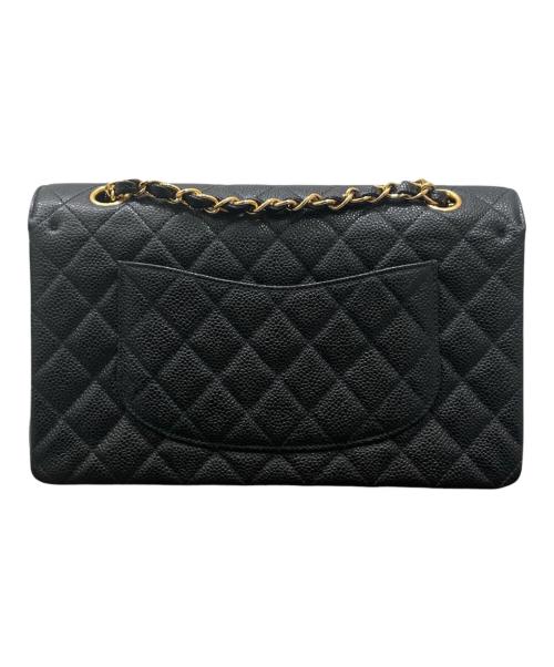 CHANEL（シャネル）CHANEL (シャネル) マトラッセ25 Wフラップチェーンショルダーバッグ ブラック サイズ:25の古着・服飾アイテム