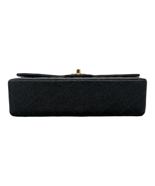 CHANEL（シャネル）CHANEL (シャネル) マトラッセ25 Wフラップチェーンショルダーバッグ ブラック サイズ:25の古着・服飾アイテム