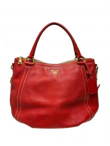 PRADA（プラダ）の古着「2WAYショルダーバッグ」｜レッド