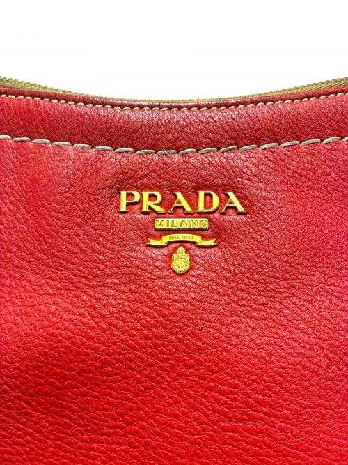 PRADA（プラダ）PRADA (プラダ) 2WAYショルダーバッグ レッド サイズ:-の古着・服飾アイテム