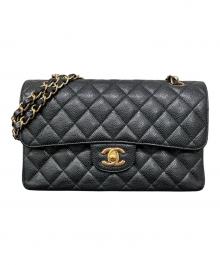 CHANEL（シャネル）の古着「マトラッセ23 Wフラップチェーンショルダーバッグ」｜ブラック
