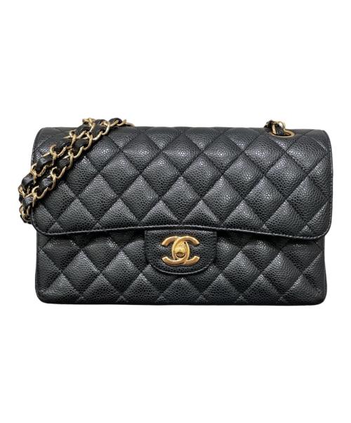 CHANEL（シャネル）CHANEL (シャネル) マトラッセ23 Wフラップチェーンショルダーバッグ ブラック サイズ:23の古着・服飾アイテム