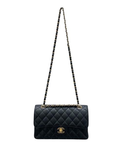 CHANEL（シャネル）CHANEL (シャネル) マトラッセ23 Wフラップチェーンショルダーバッグ ブラック サイズ:23の古着・服飾アイテム