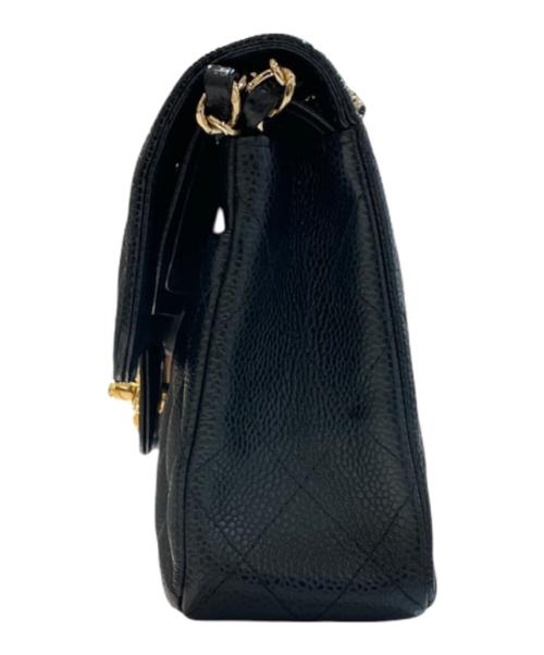 CHANEL（シャネル）CHANEL (シャネル) マトラッセ23 Wフラップチェーンショルダーバッグ ブラック サイズ:23の古着・服飾アイテム